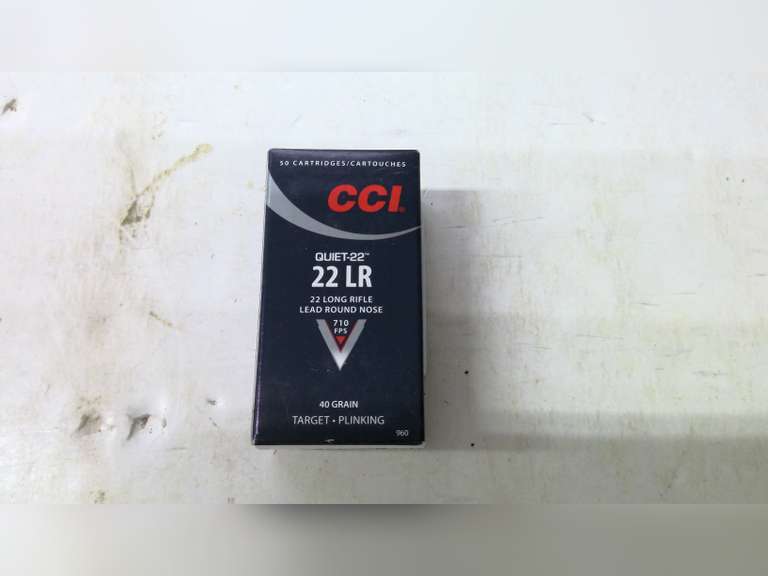22 LONG RIFLE 50 CARTRIDGES