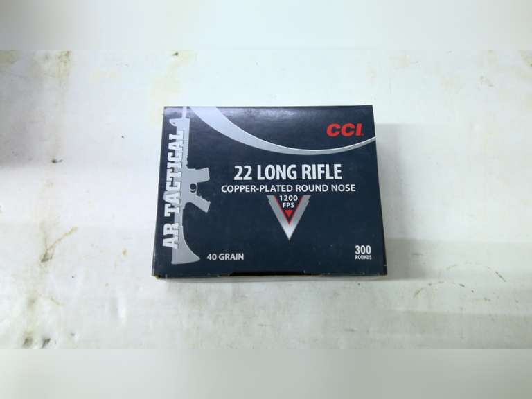22 LONG RIFLE AMMO, 300 ROUNDS, 40 GRAIN