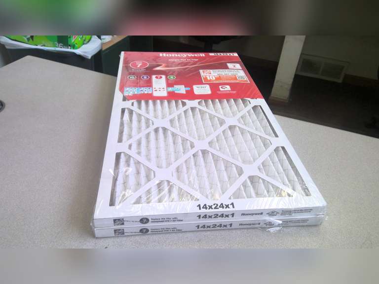 NEW 2 pack, Honeywell filters 14 x 24 x 1