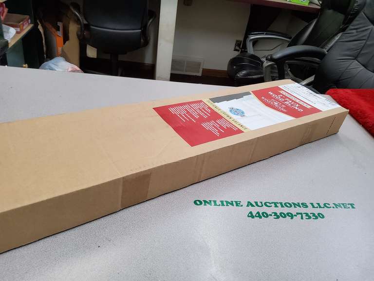 NEW 2" FAUX WHITE WOOD BLIND 35 X 72