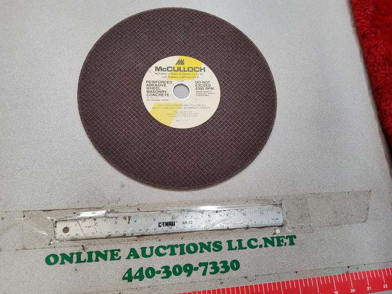 NEW BLADES AND MASONRY WHEELS