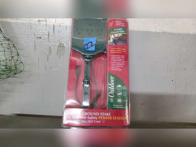 OUTDOOR OUTLET STAKE