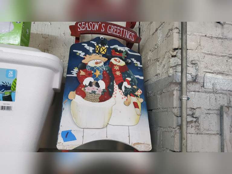 CHRISTMAS SLED DECOR