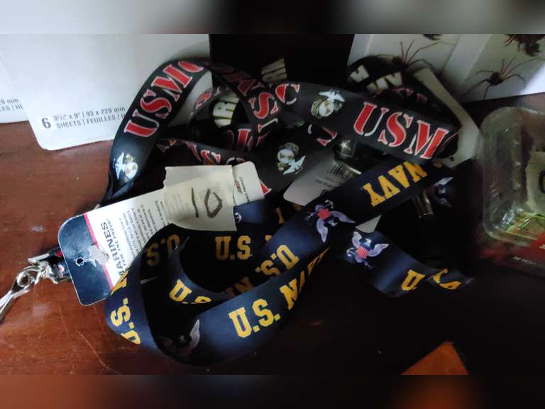 NAVY AND USMC LANYARDS