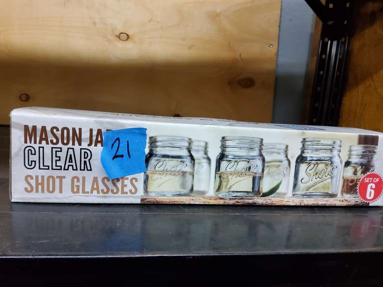 MASON JAR SHOT GLASSES