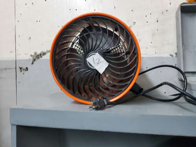 INFLATABLE PROJECTOR SCREEN, STAMP SET, INDUSTRIAL FAN AND MORE