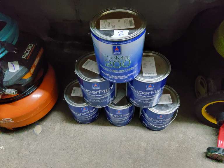 6 GALLONS OF NEW SHERWIN WILLIAMS PAINT