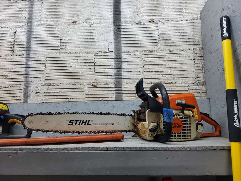 CHAINSAWS,  AIR COMPRESSOR,  PLAYSTATION,  PAINTER SUPPLIES AND MORE!