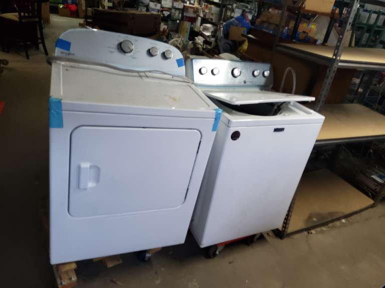 WASHER AND DRYER, UNTESTED