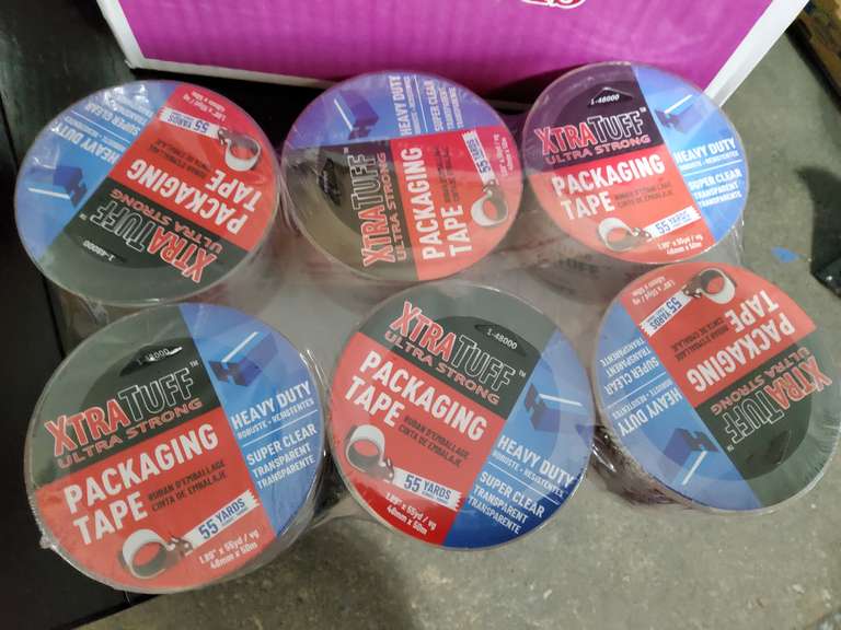 NEW PACK OF CLEAR PACKING TAPE