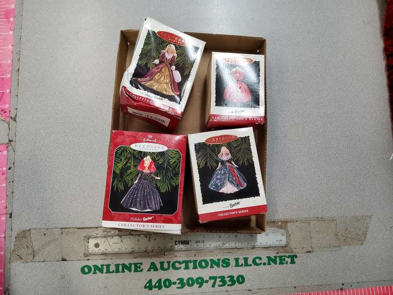 BARBIE HAULMARK KEEPSAKE ORNAMENTS