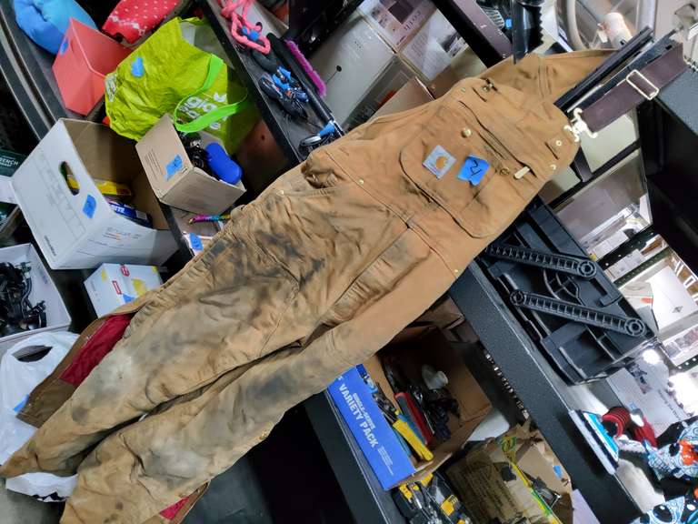 CARHART INSULATED OVERALLS 34 X 32