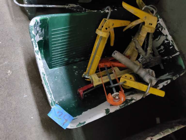 PAINTERS TUB WITH CONTENTS