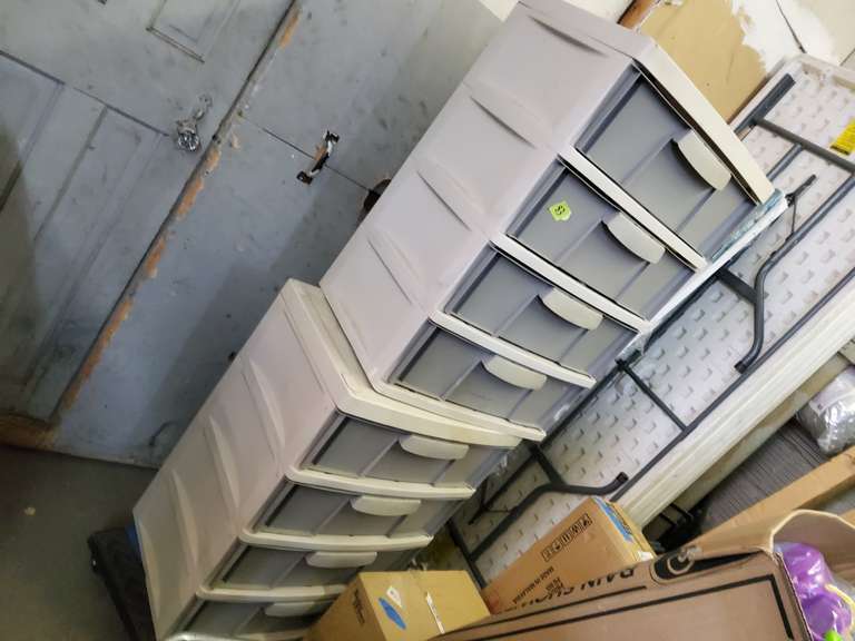 2 PLASTIC STORAGE DRAWERS - #1 Online Auctions LLC