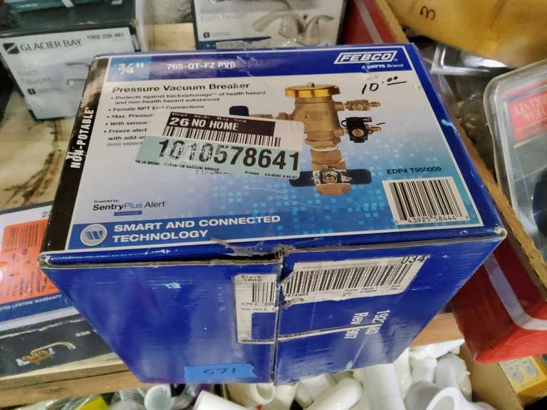 PRESSURE VACUUM BREAKER