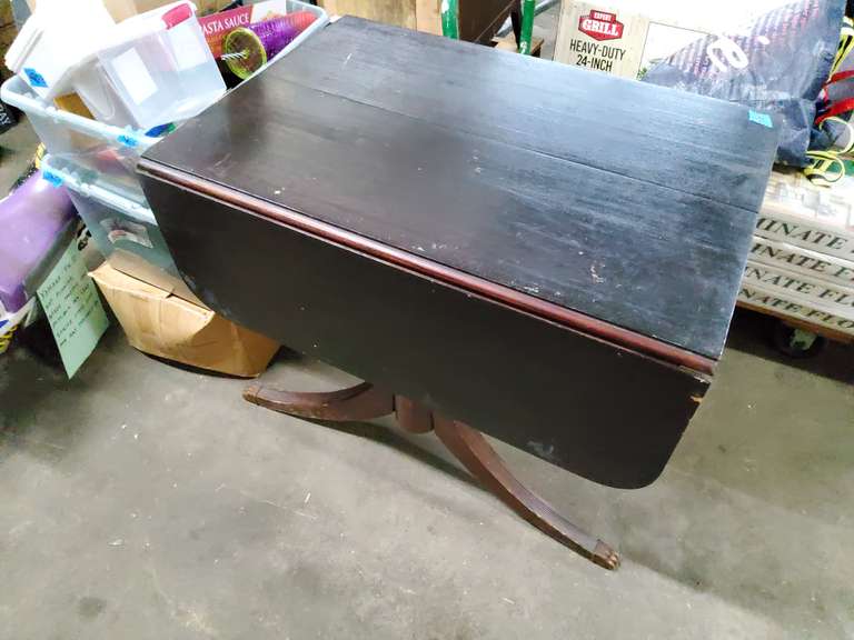 DROP LEAF TABLE, STEPLADDER,  GOLF CLUBS AND MORE!