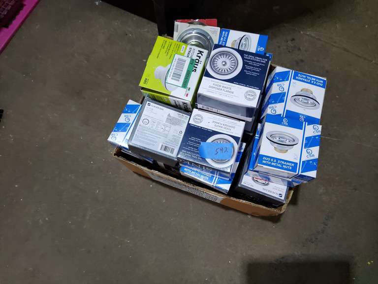 BIG BOX OF SINK STRAINERS