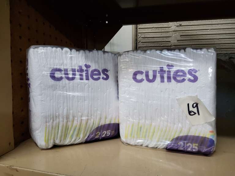 2 PACKS OF DIAPERS