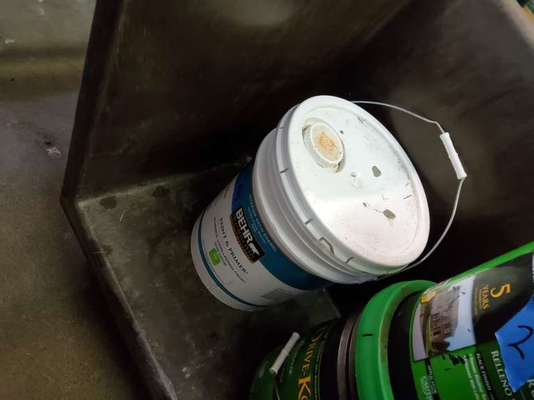 FULL BUCKET OF PAINT AND PRIMER