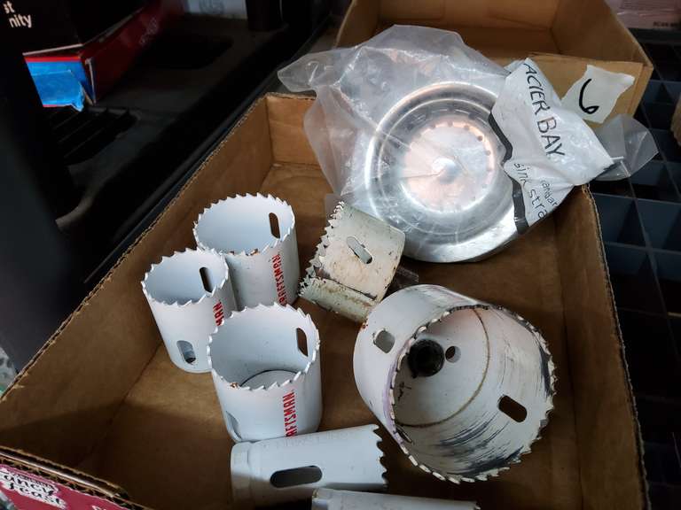 HOLE SAW AND SINK STRAINER