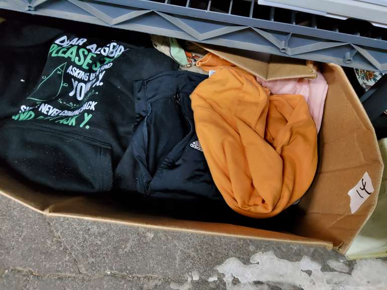 BOX OF CLOTHING