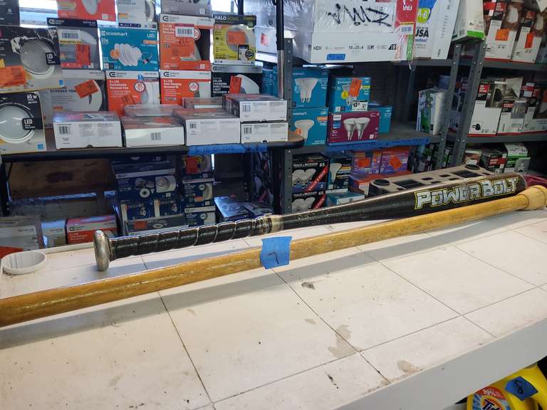 CANE AND BASEBALL BAT