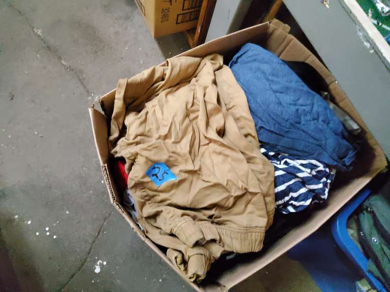 BOX OF CLOTHING