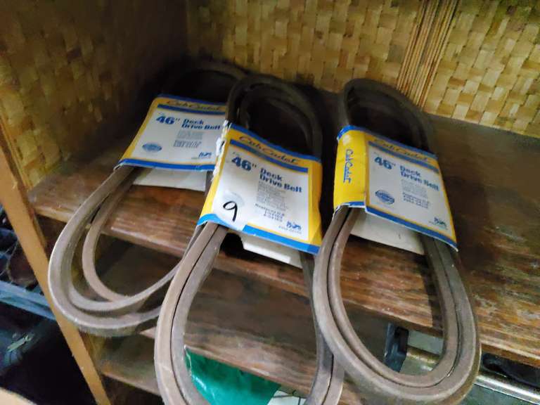 3 MOWER BELTS