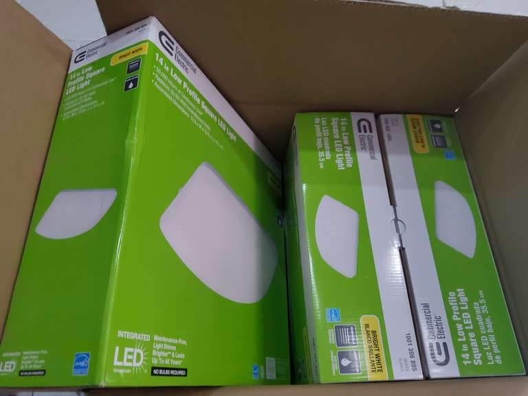 3 NEW LED LOW PROFILE LIGHTS