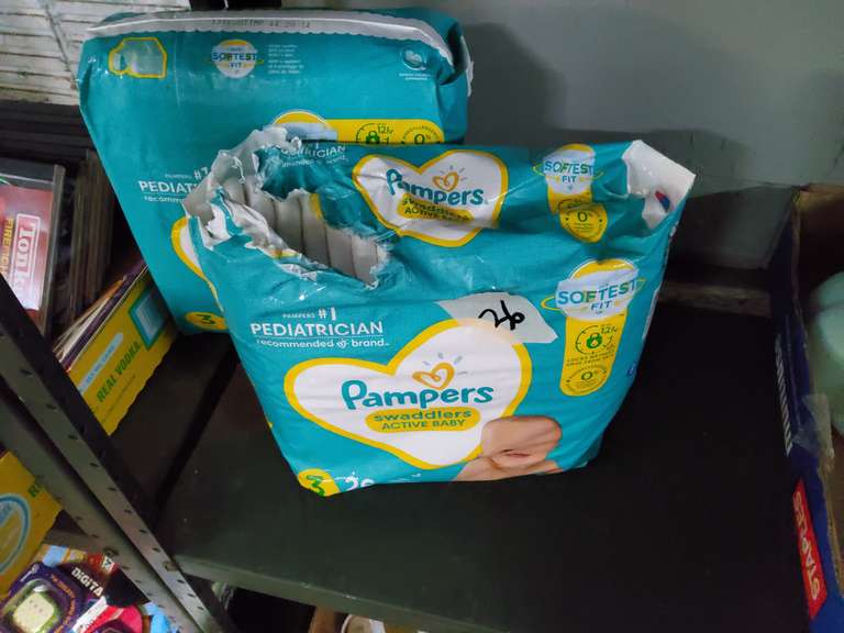 2 PACKS OF DIAPERS