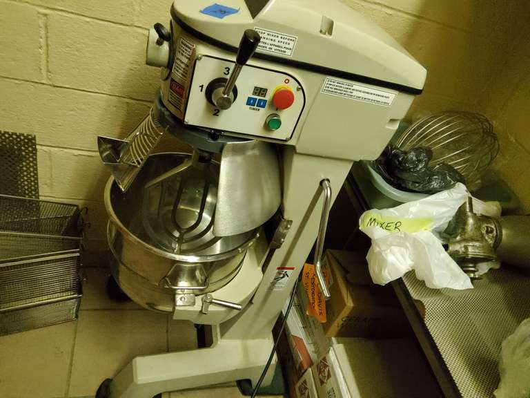 REASTAURANT EQUIPMENT,  MIXER, BINGO EQUIPMENT, SAFE, CHEST FREEZER, OFFSITE SALE FOR ST VINCENT DE PAUL CHURCH