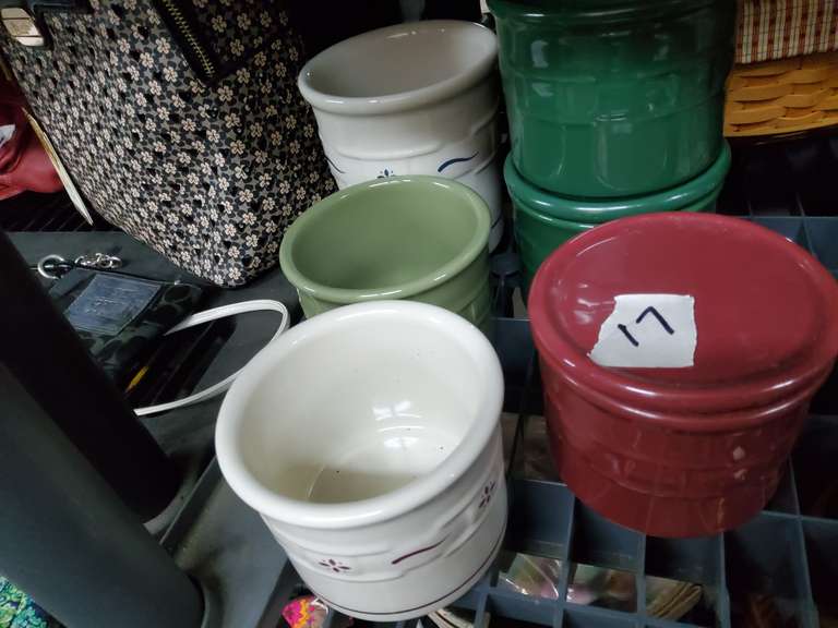 LOT OF LONGABERGER POTTERY