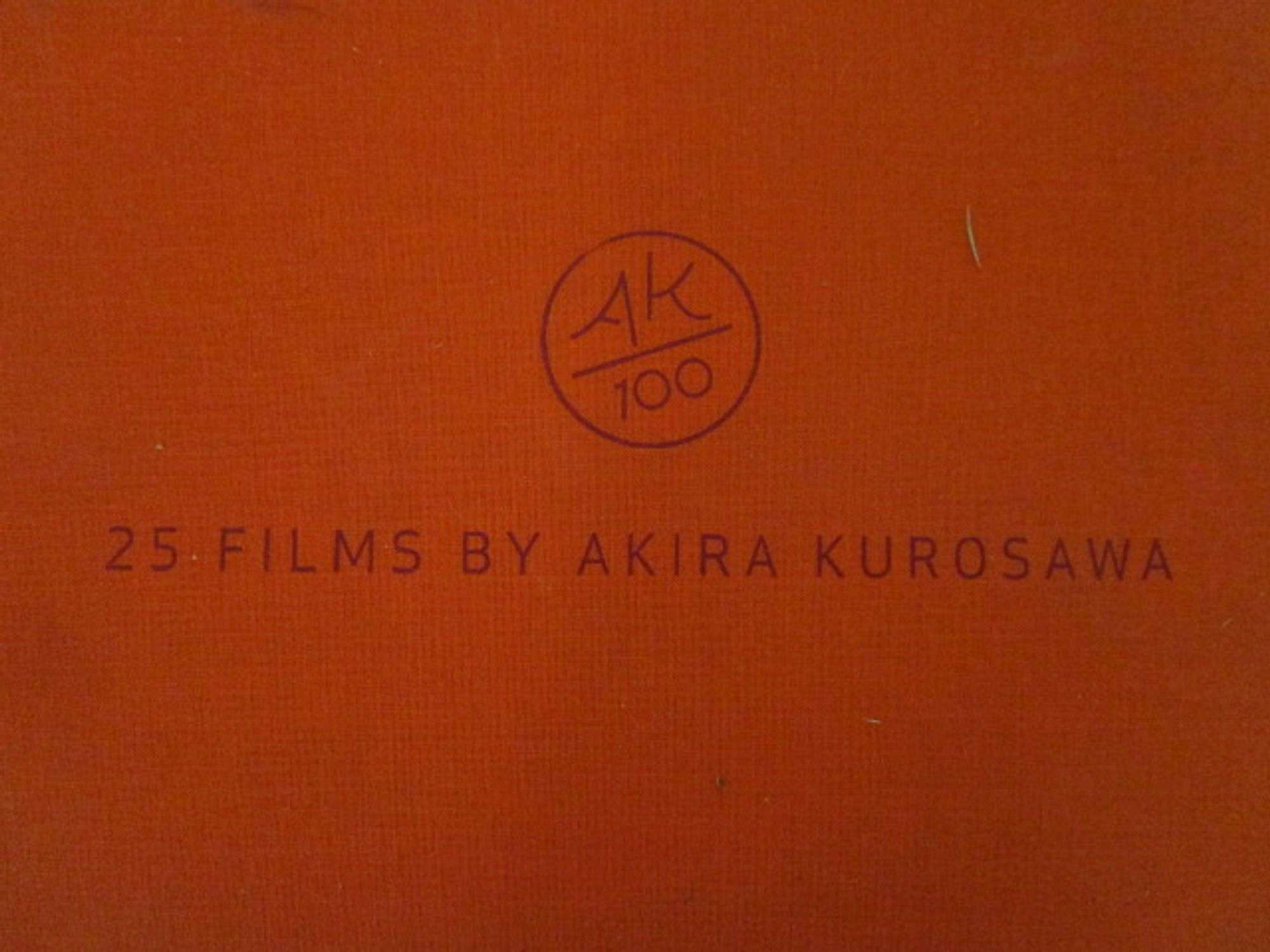 AK 100: 25 Films By Akira Kurosawa Boxed DVD Set - Oberman