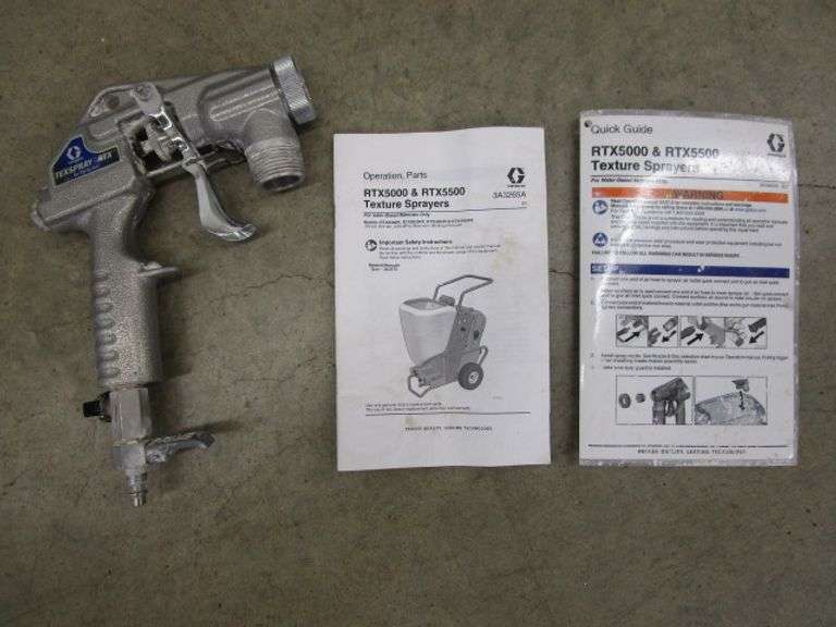 Graco Texspray RTX 5000 PX Texture Sprayer - Oberman Auctions