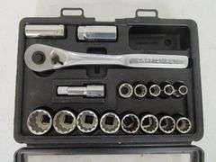 17 Pc. Craftsman 1/2" Socket Set
