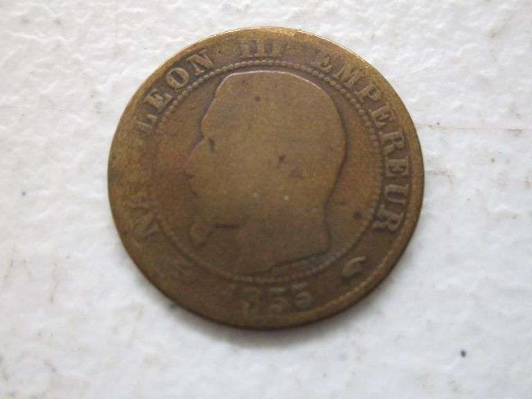 1855 France 10 Centimes