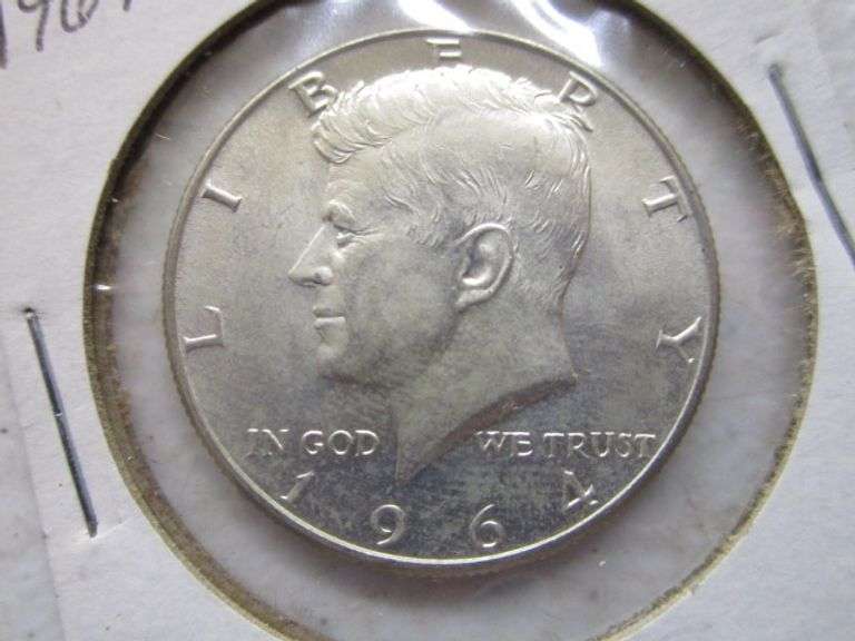1964-D Kennedy Silver Half Dollar DDO/DDR