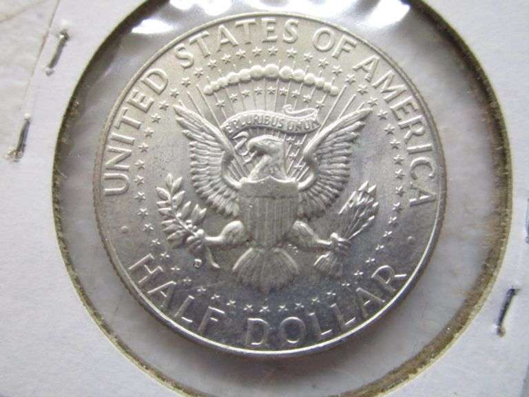 1964-D Kennedy Silver Half Dollar DDO/DDR