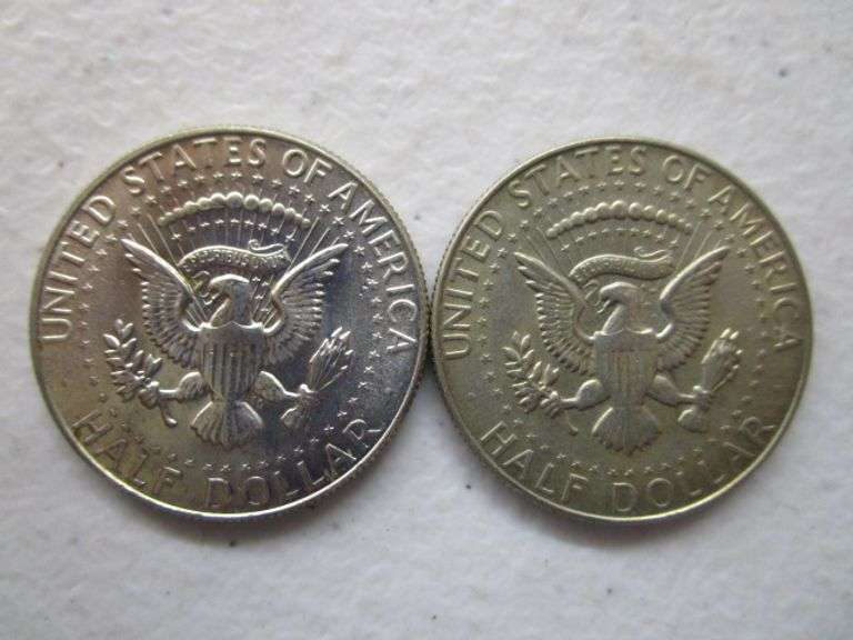 15 - 1968-D Kennedy Silver Half Dollars
