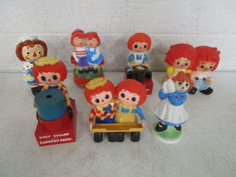 7 - Raggedy Ann/Andy Figurines