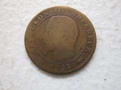1855 France 10 Centimes