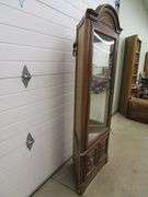 Jasper Cabinet Cherry Wood Corner Curio Cabinet