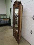 Jasper Cabinet Cherry Wood Corner Curio Cabinet