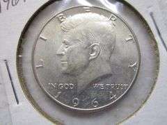 1964-D Kennedy Silver Half Dollar DDO/DDR