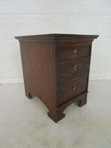 Pine 3 Drawer Sewing Box