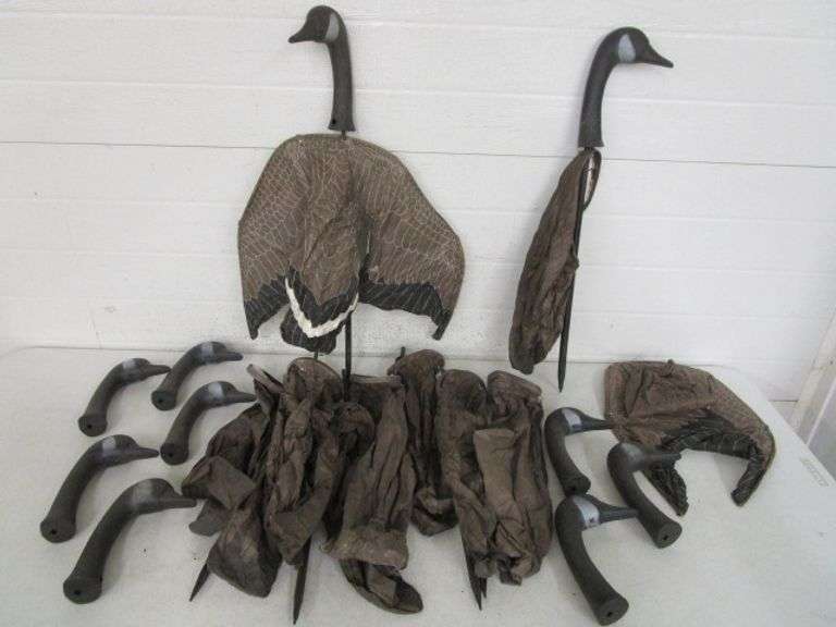 10 - Wind Sock Goose Decoys