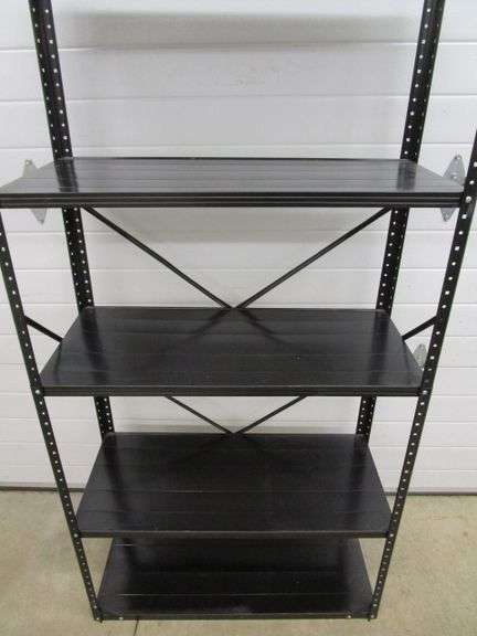 Black Steel Storage Shelf
