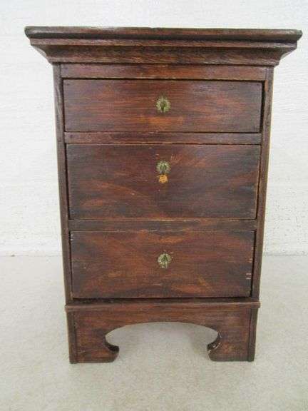 Pine 3 Drawer Sewing Box