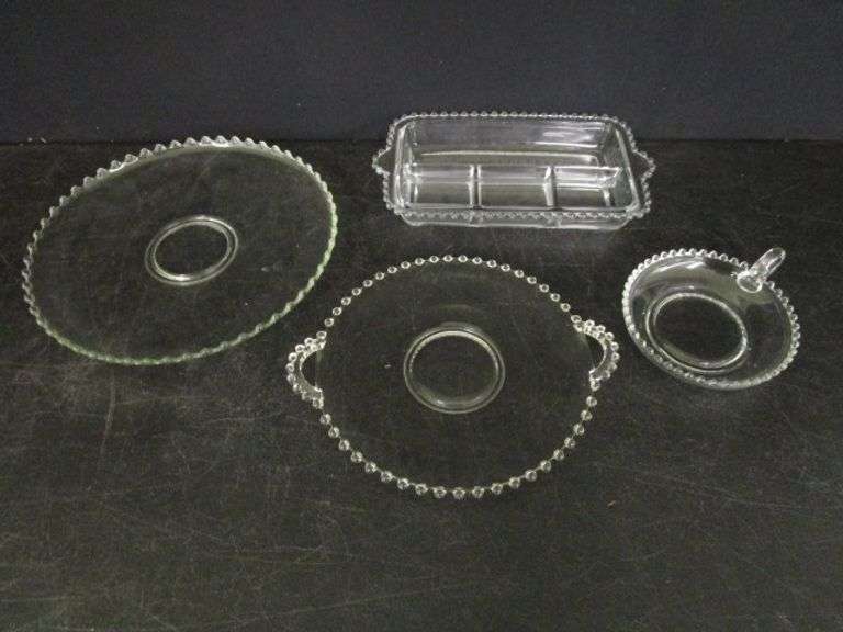 4 Pcs. of Candlewick Glass