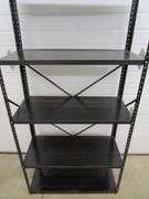 Black Steel Storage Shelf